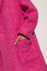 Red Valentino Dwurzędowy płaszcz z tkaniny typu ‘bouclé’
