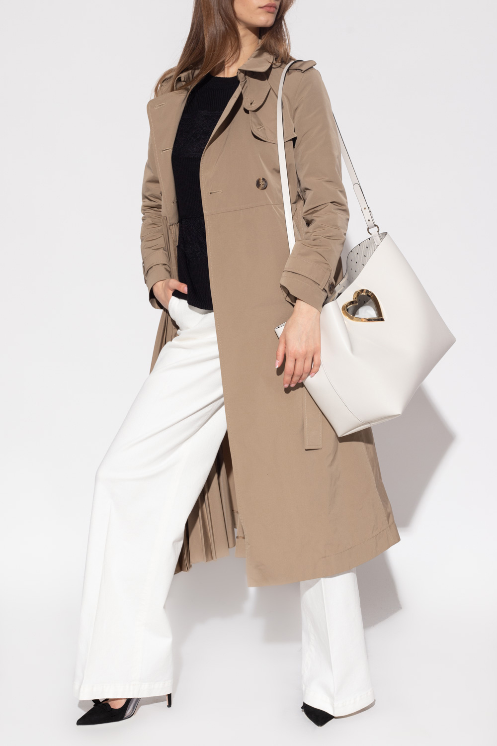 Red Valentino Pleated trench coat