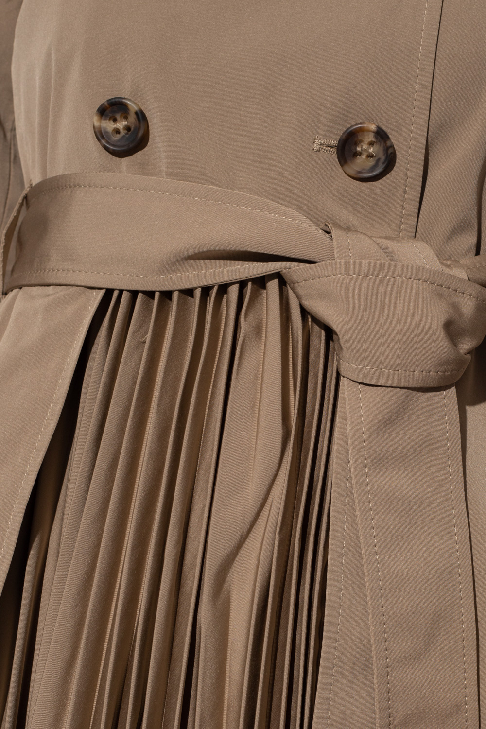 Red Valentino Pleated trench coat