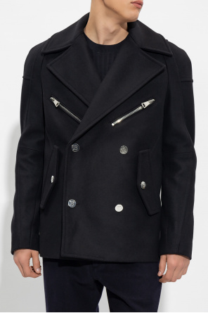 balmain with Cropped double-breasted coat