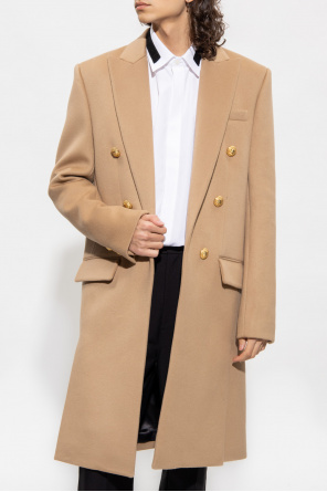 Balmain Wool double-breasted coat