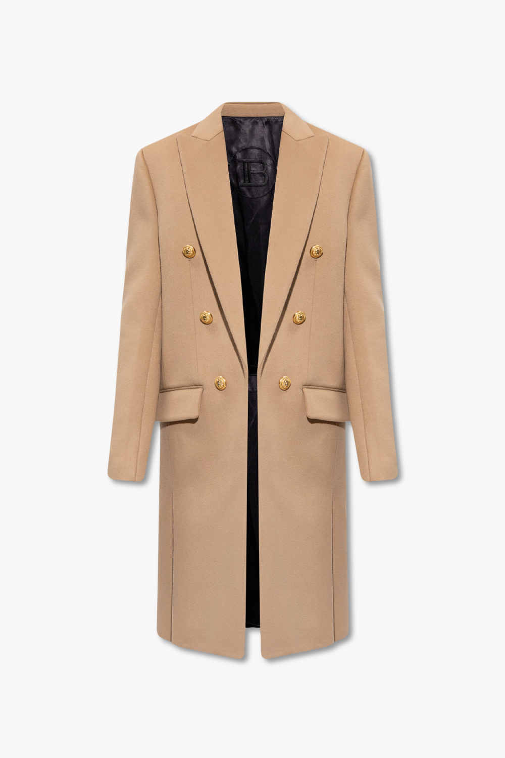 Balmain Wool double-breasted coat