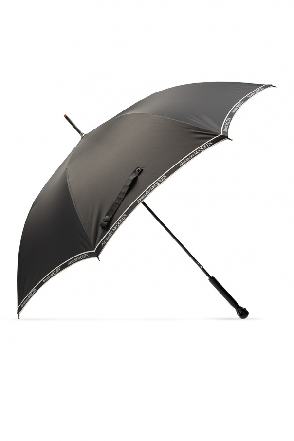 Alexander McQueen Logo-embroidered umbrella