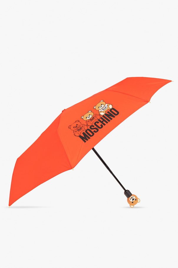 Folding umbrella with decorative handle od Moschino