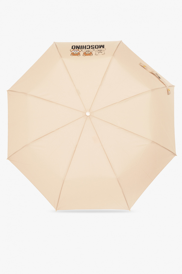 Moschino Folding umbrella with decorative handle