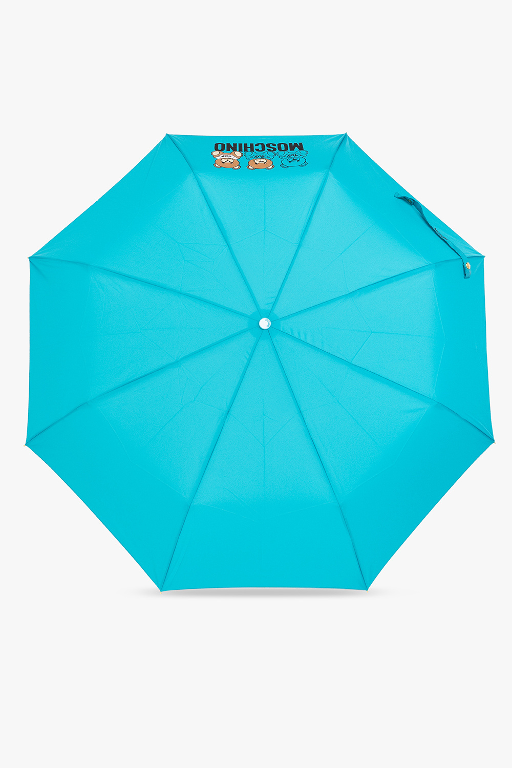 Moschino Folding umbrella with decorative handle