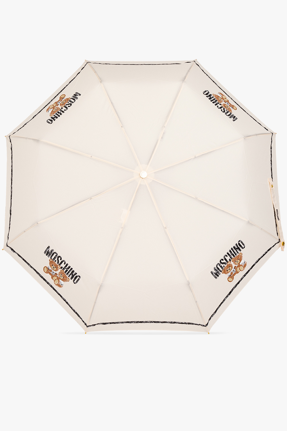 Moschino Folding umbrella with decorative handle