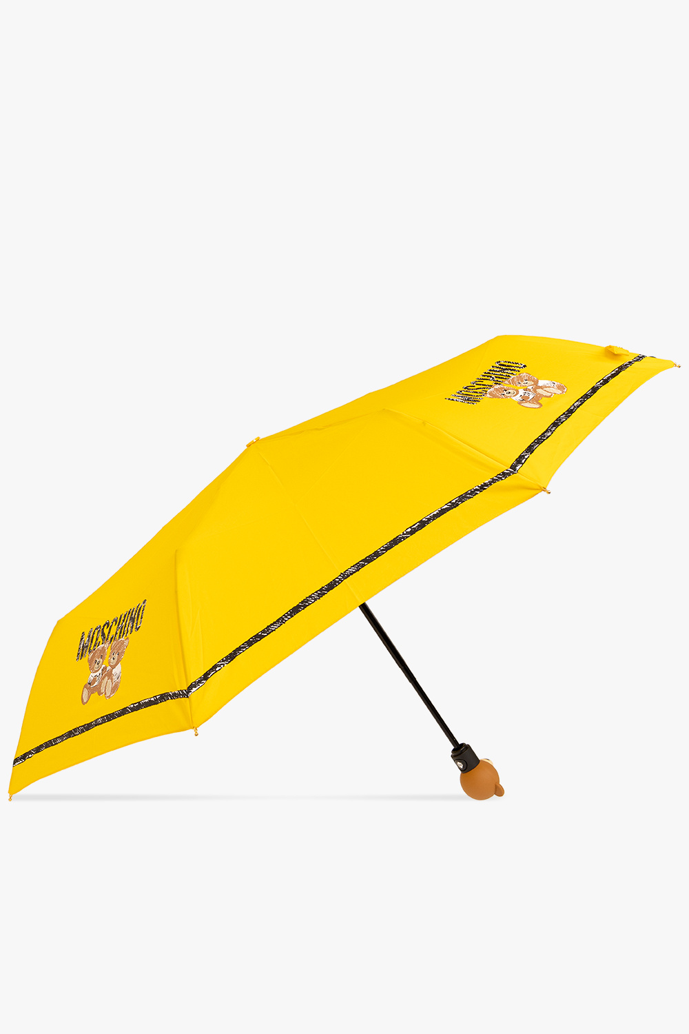 Moschino Folding umbrella with decorative handle