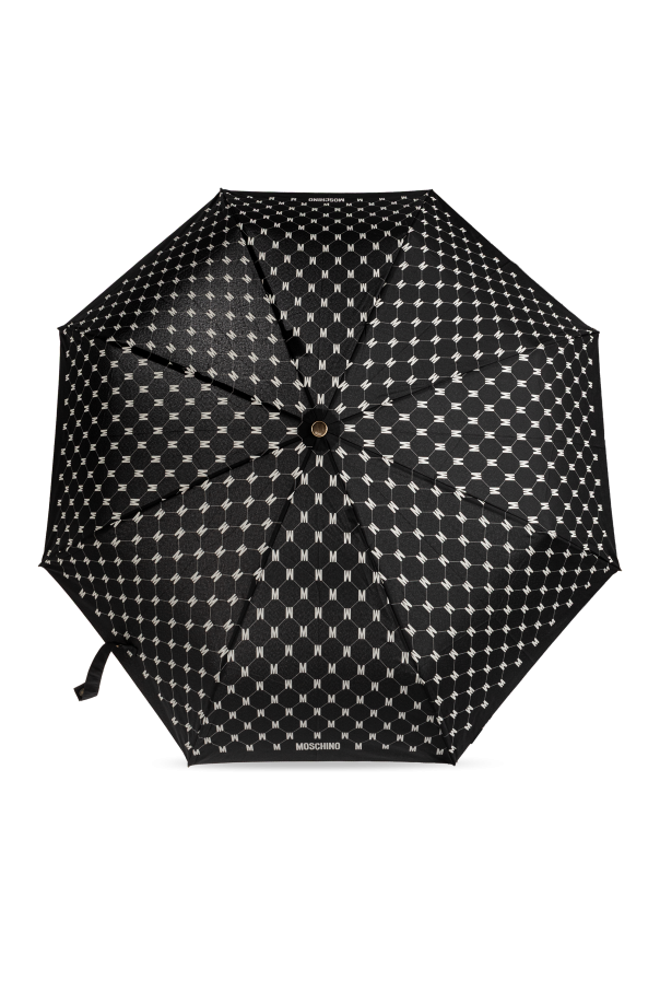 Moschino Folding umbrella with monogram
