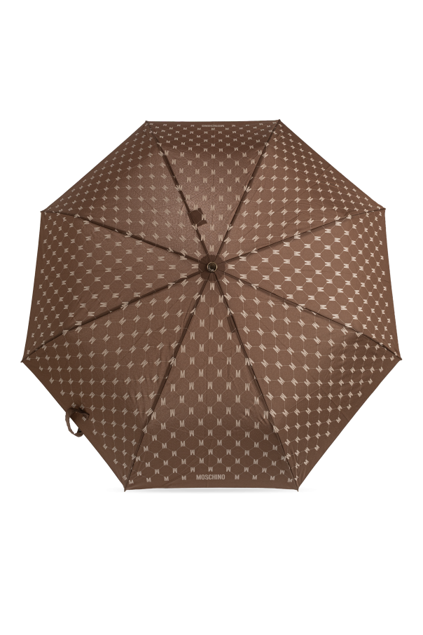 Moschino Folding umbrella with monogram