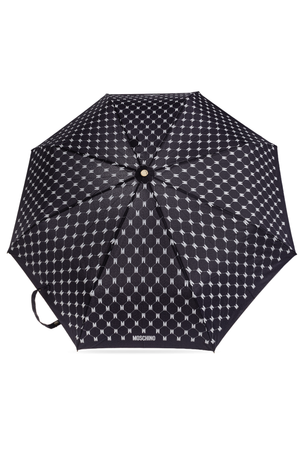 Moschino Folding umbrella with monogram