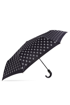 Folding umbrella with monogram