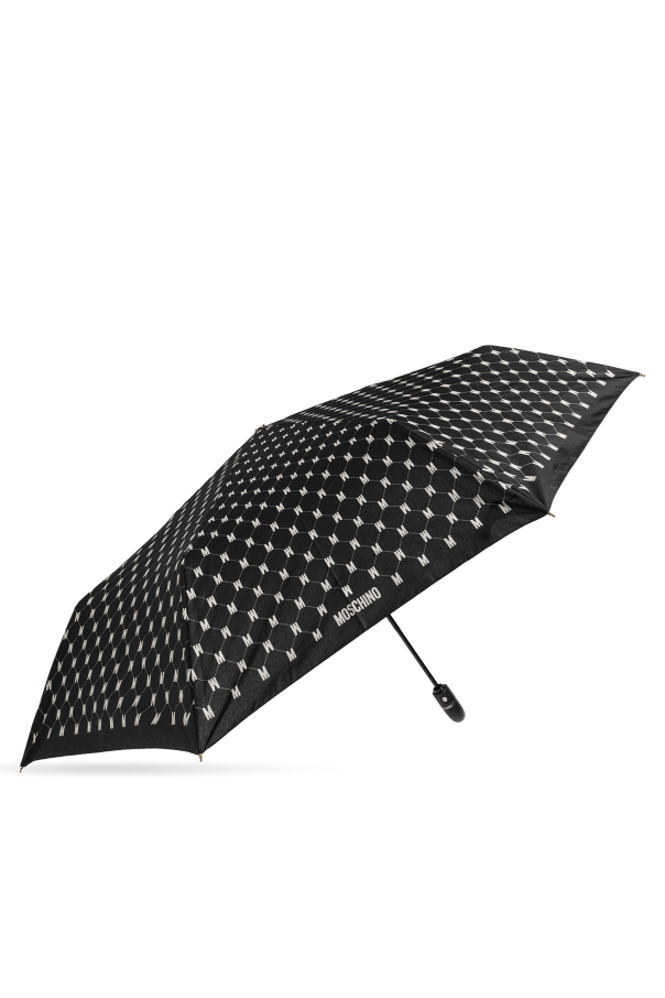 Foldable umbrella with monogram od Moschino