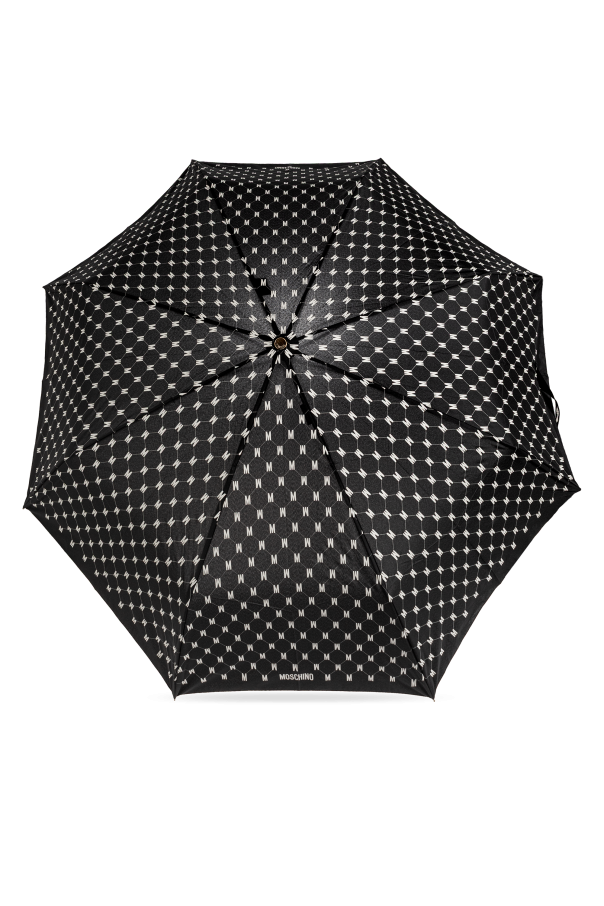 Moschino Folding umbrella with monogram