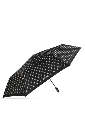 Foldable umbrella with monogram