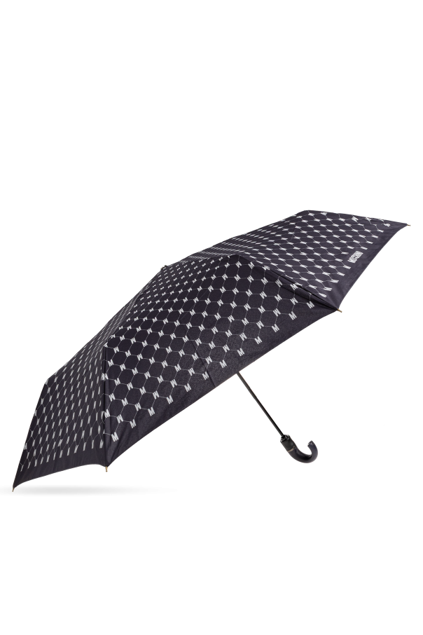 Folding umbrella with monogram od Moschino