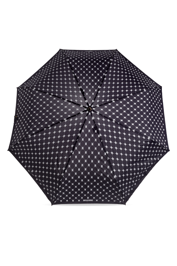 Moschino Folding umbrella with monogram