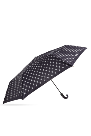 Folding umbrella with monogram