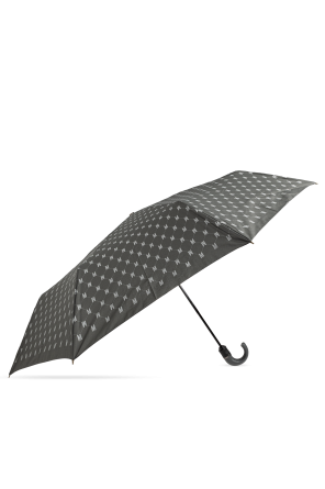 Folding umbrella with monogram