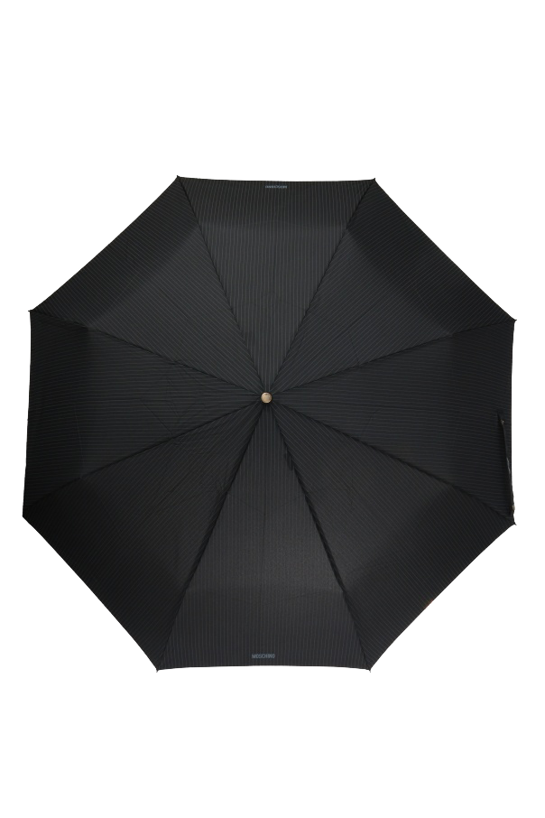 Moschino Pinstriped folding umbrella