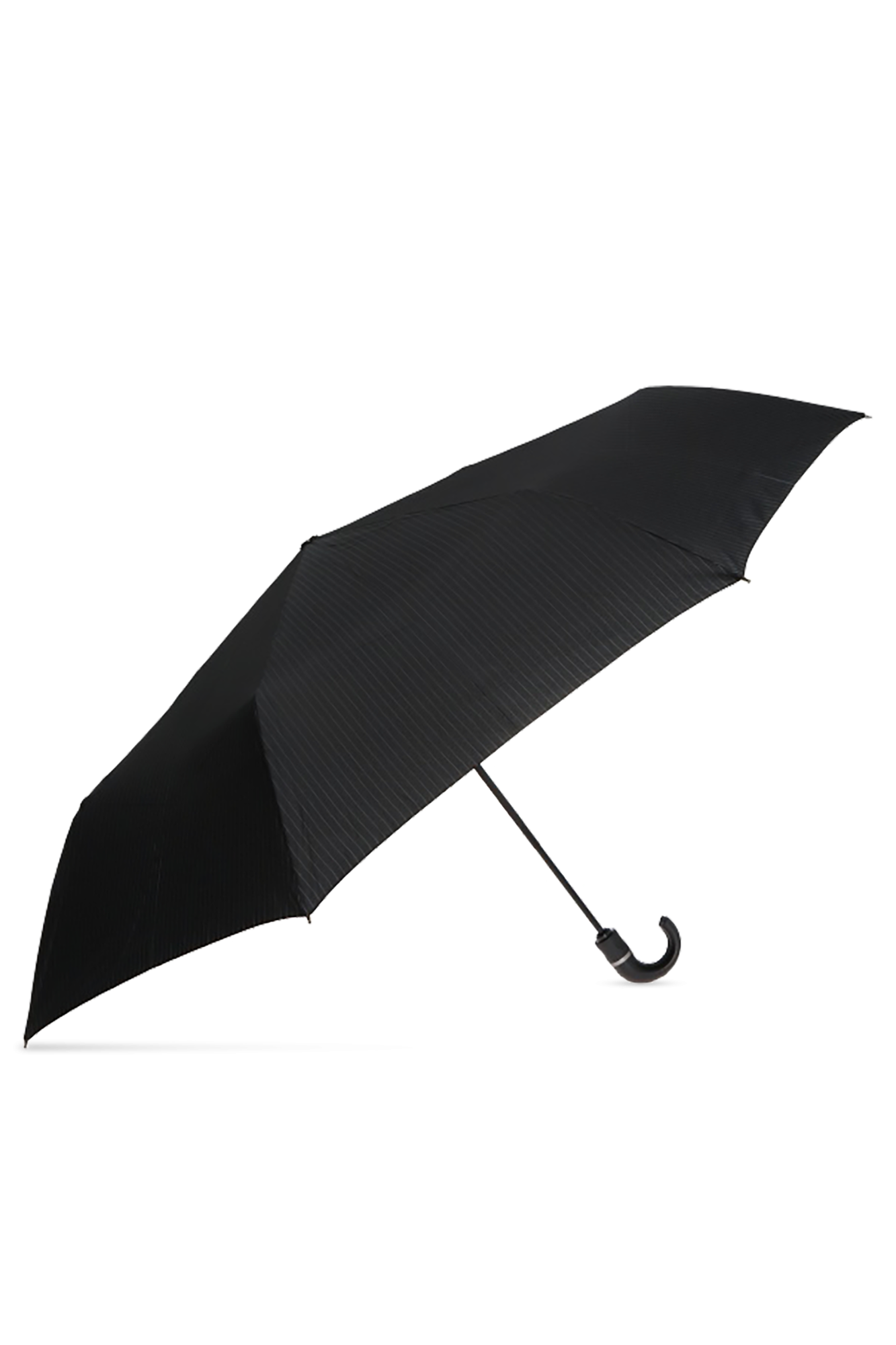 Moschino Pinstriped folding umbrella