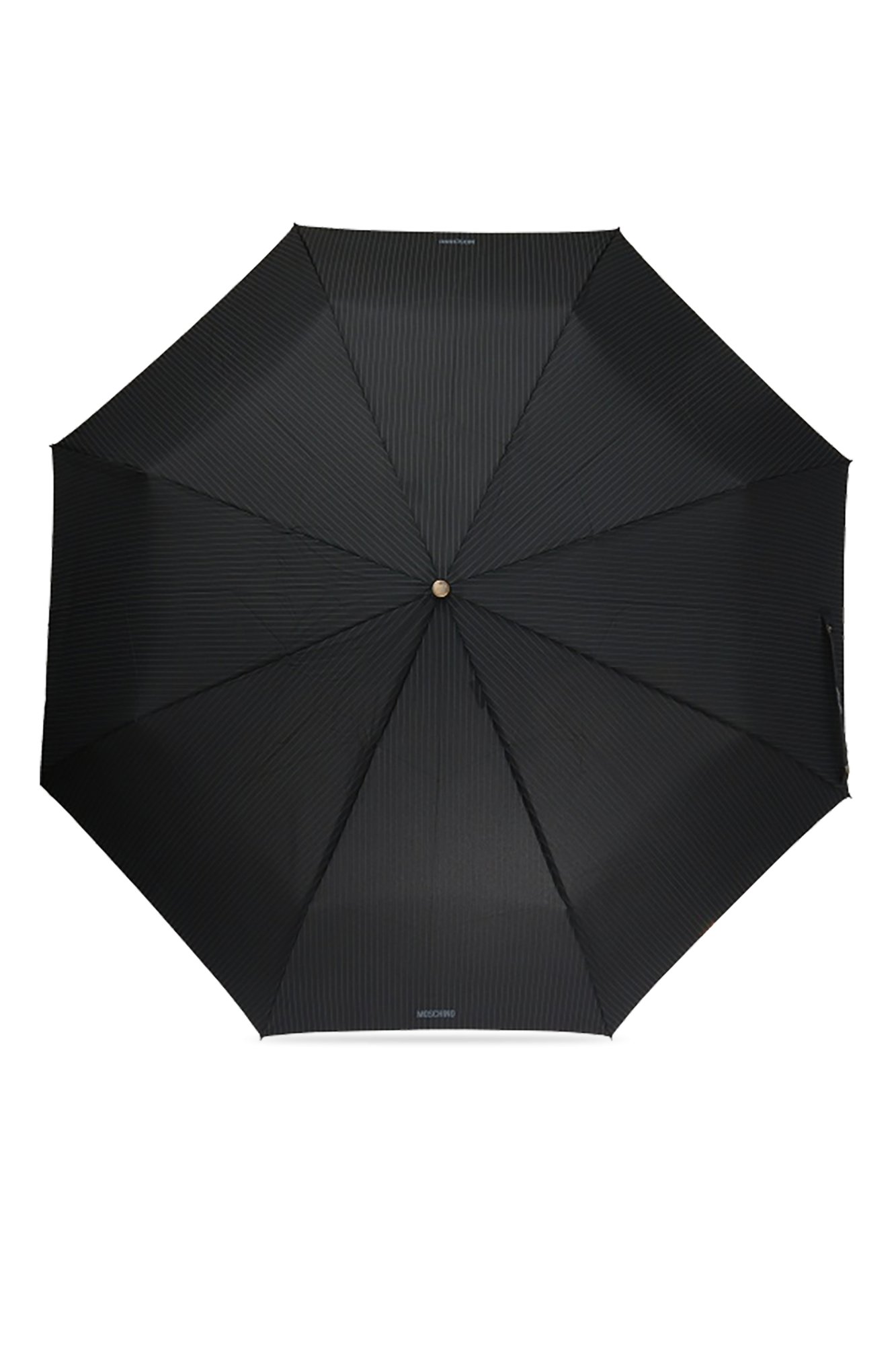 Moschino Pinstriped folding umbrella