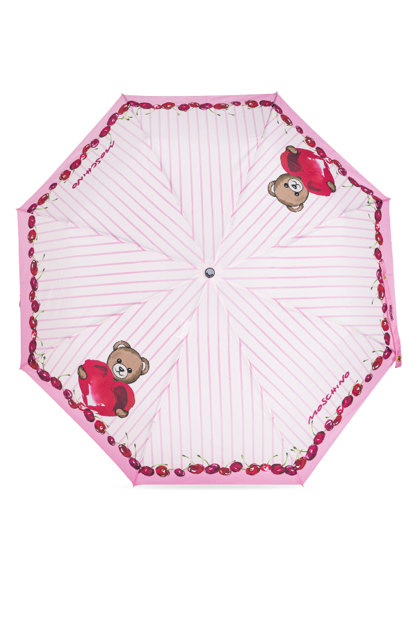 Moschino Zusammenklappbarer Regenschirm