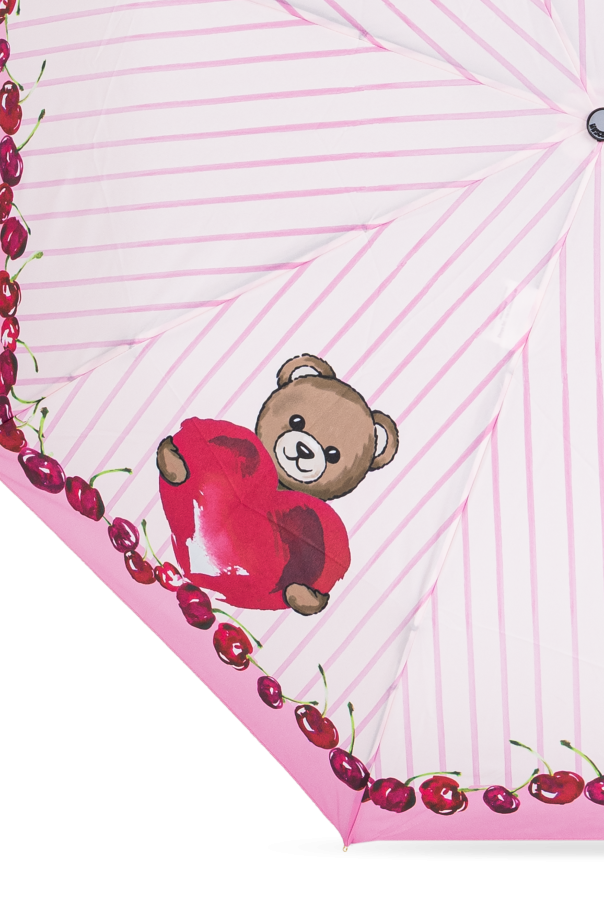 Moschino Zusammenklappbarer Regenschirm