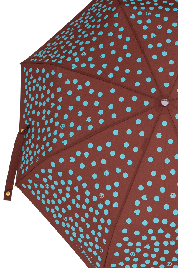 Moschino Zusammenklappbarer Regenschirm