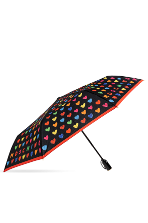 Folding umbrella with colorful print