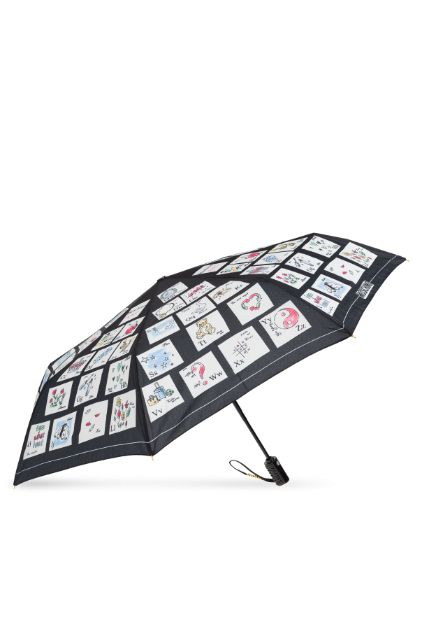Foldable umbrella with logo od Moschino