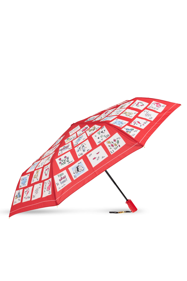 Folding umbrella with logo od Moschino