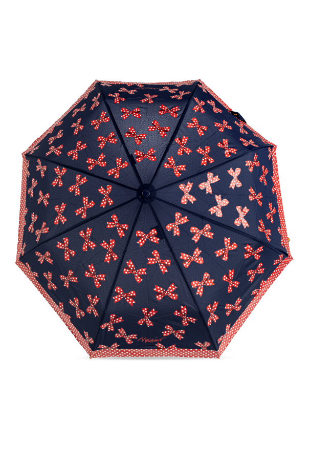 Moschino Składany parasol z nadrukiem