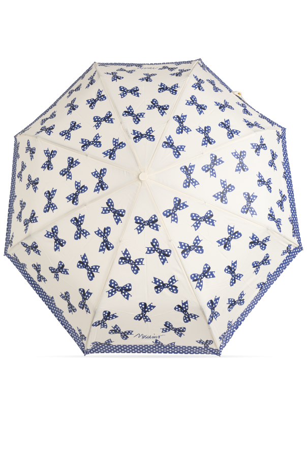 Moschino Paraguas plegable con estampado
