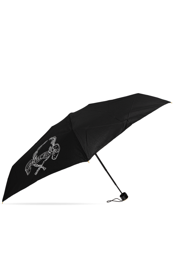 Small folding umbrella with logo od Moschino