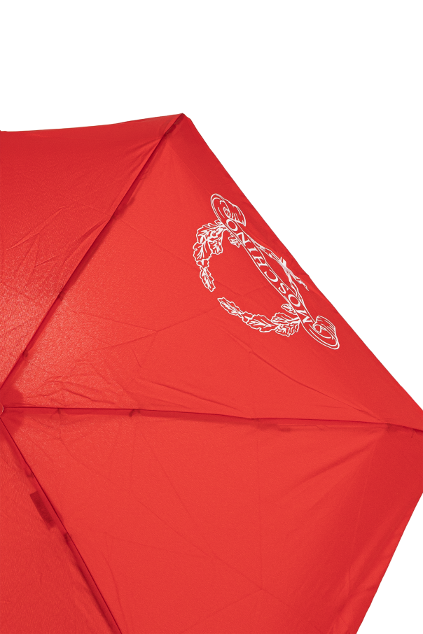 Moschino Paraguas plegable pequeño con logo