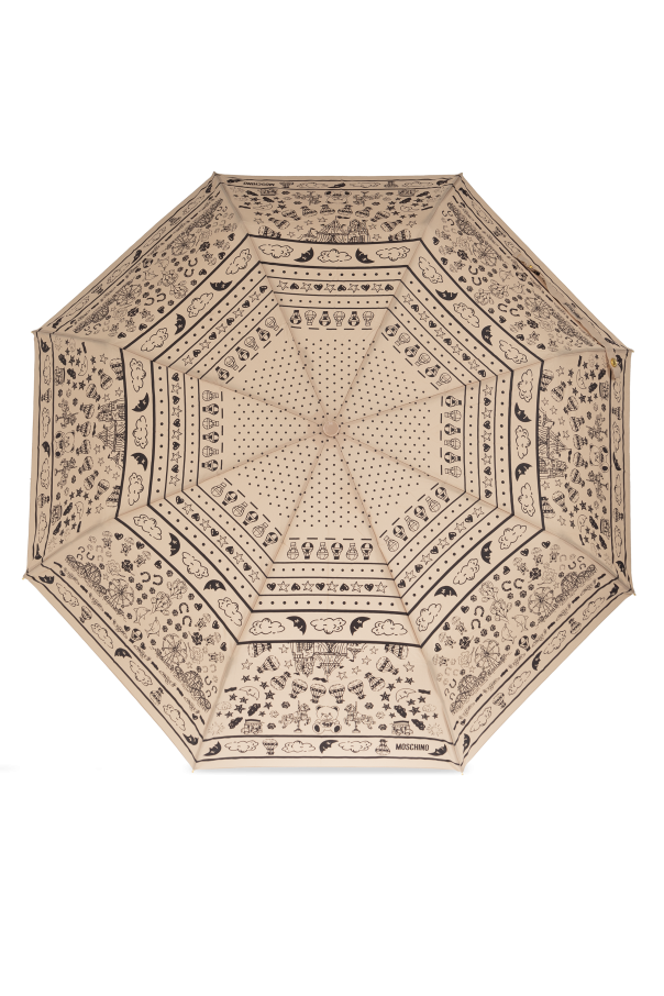 Moschino Paraguas plegable con logo