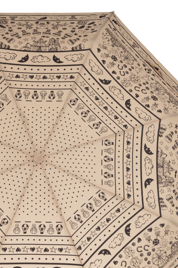 Moschino Paraguas plegable con logo