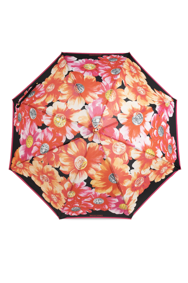 Moschino Parasol con motivo floral