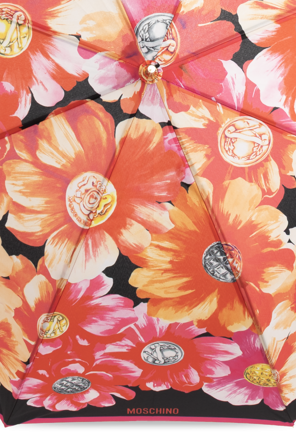 Moschino Parasol con motivo floral