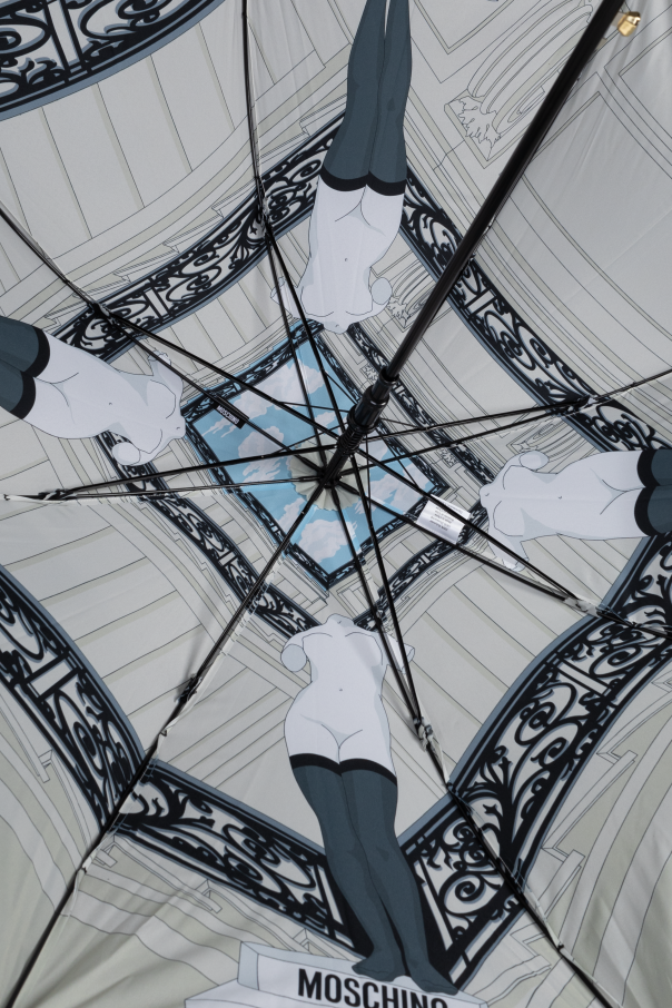 Moschino Sonnenschirm mit Muster