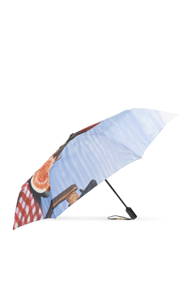 Folding umbrella with logo od Moschino