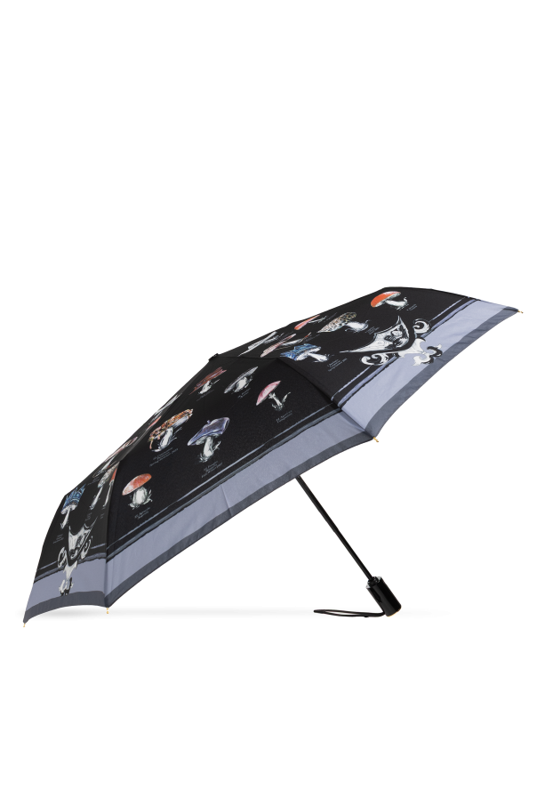 Folding umbrella with print od Moschino