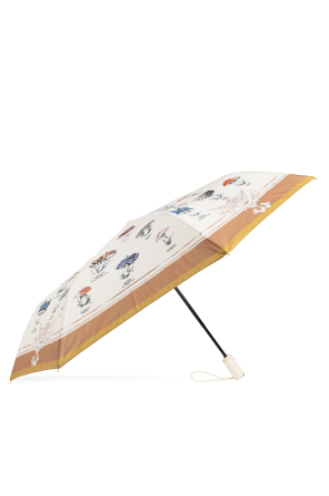 Folding umbrella with colorful print