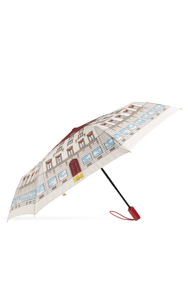 Folding umbrella with print od Moschino