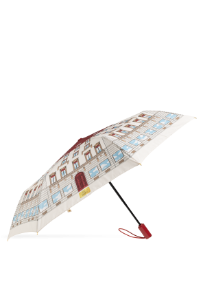 Folding umbrella with print