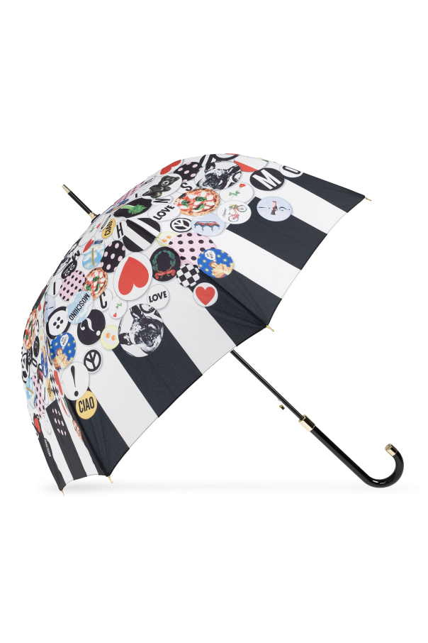 Parasol with print od Moschino