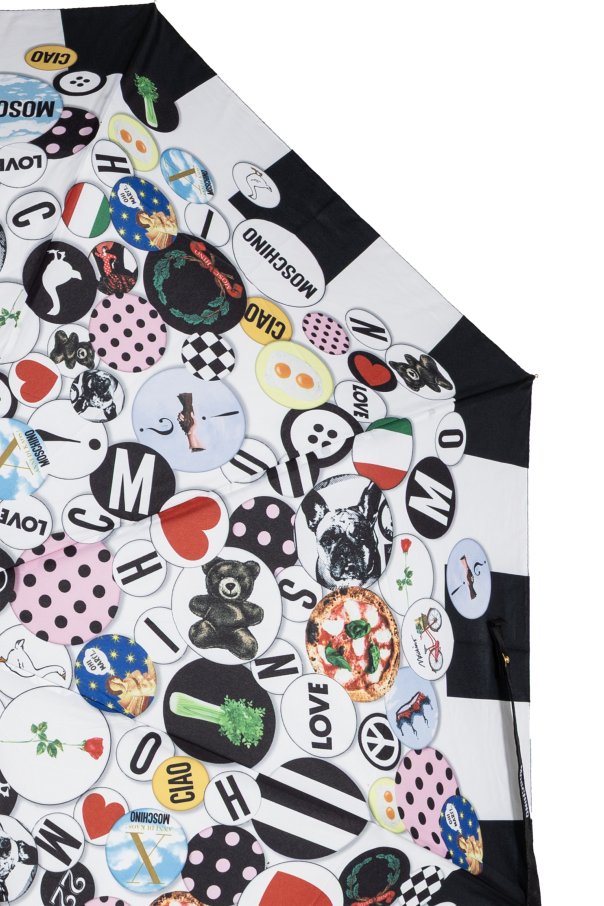 Moschino Zusammenklappbarer Regenschirm