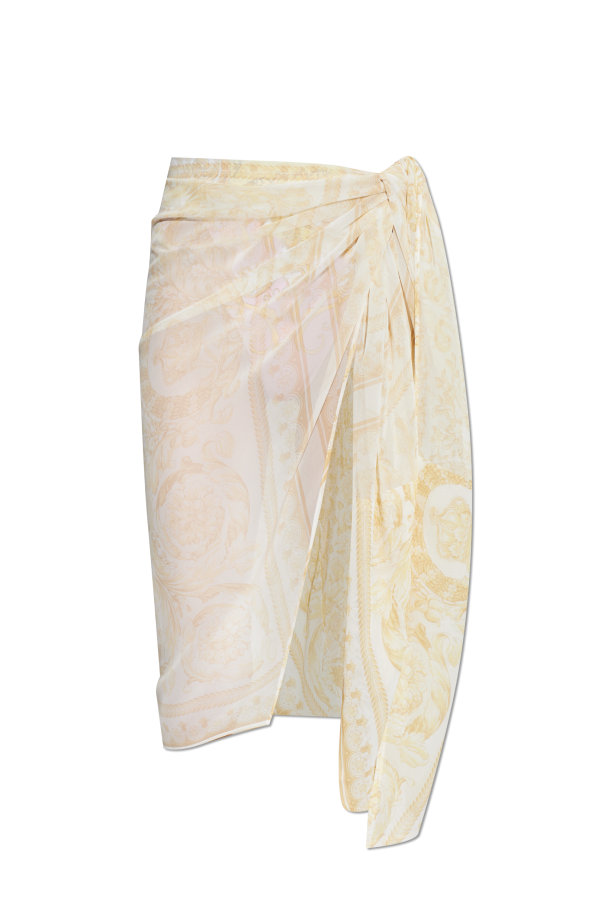 Versace Pareo con estampado ‘barocco’