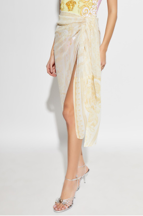 Versace Pareo con estampado ‘barocco’